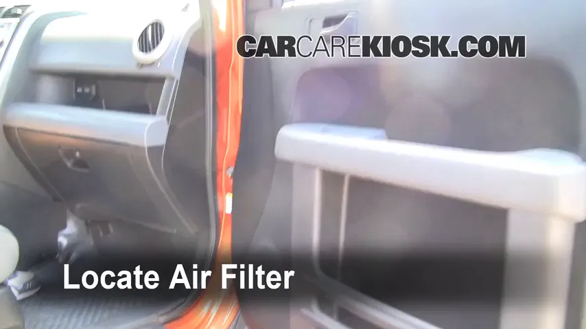 2006 Honda Element EX 2.4L 4 Cyl. Air Filter (Cabin) Replace
